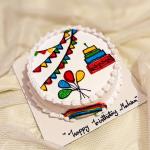 Birthday cake for child 1 pound vanila